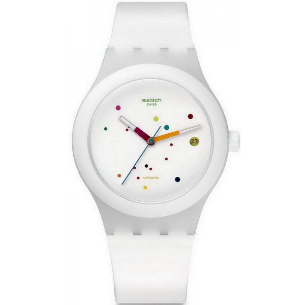 Swatch Unisex Watch Sistem51 Sistem White Automatic SUTW400 Buy Swatch Unisex Watch Sistem51 Sistem White Automatic SUTW400