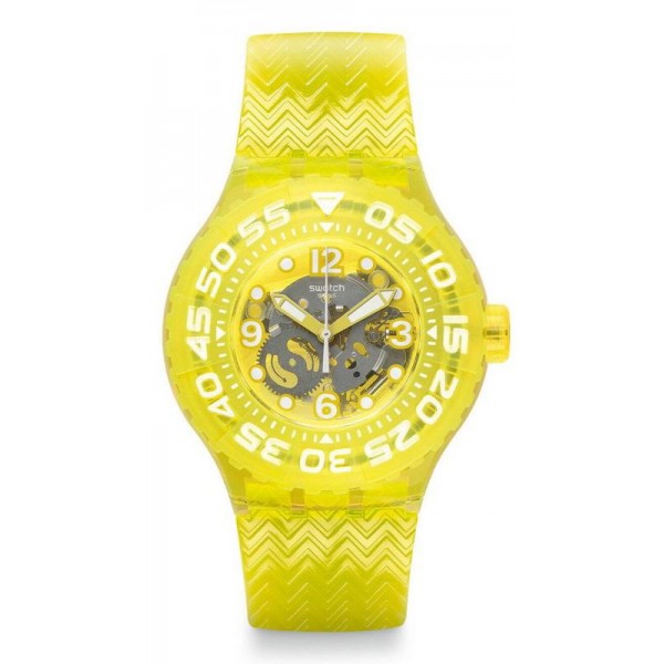 Comprare Orologio Swatch Unisex Scuba Libre Lemon Profond SUUJ101