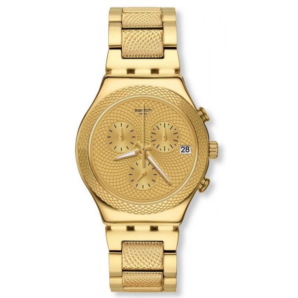 Orologio Swatch Unisex Irony Chrono Goldy Full YCG420G Comprare Orologio Swatch Unisex Irony Chrono Goldy Full YCG420G