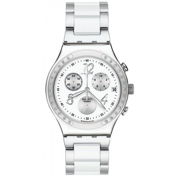 Orologio Swatch Unisex Irony Chrono Dreamwhite YCS511GC Comprare Orologio Swatch Unisex Irony Chrono Dreamwhite YCS511GC