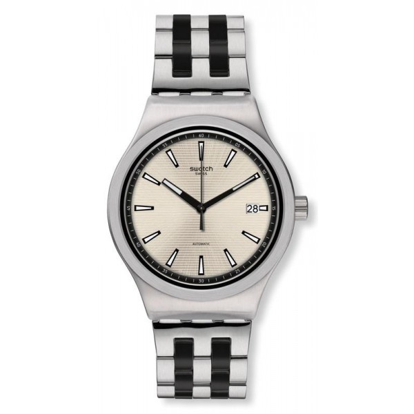 Buy Swatch Men's Watch Irony Sistem51 Sistem Silverline Automatic YIS424G