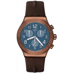 Comprar Reloj Swatch Hombre Irony Chrono Back To Copper YVC100
