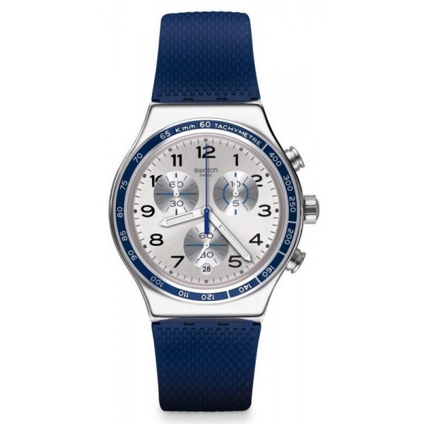 Buy Swatch Unisex Watch Irony Chrono Frescoazul YVS439