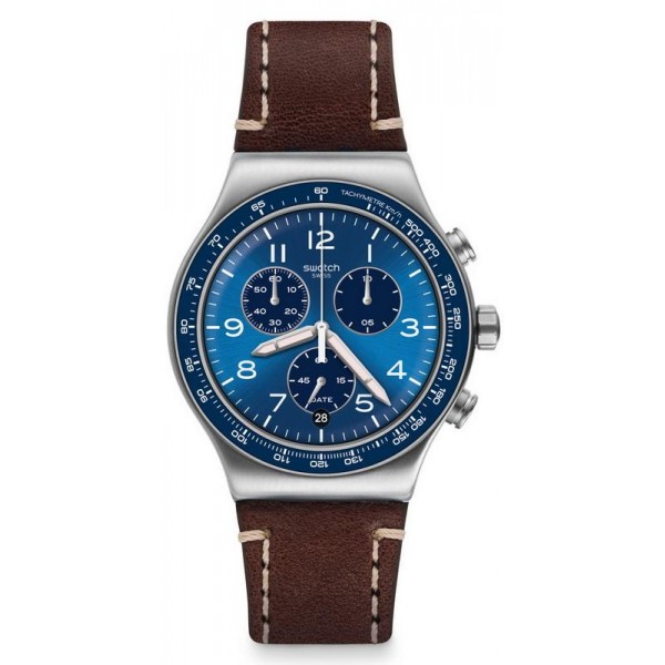 Comprare Orologio Swatch Uomo Irony Chrono Casual Blue YVS466