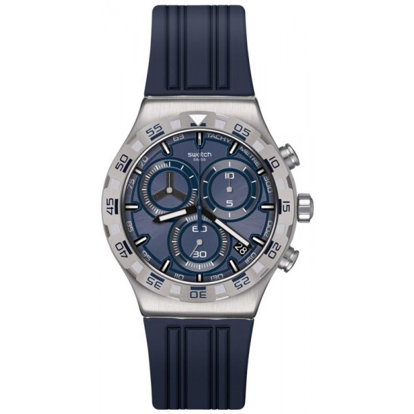 Swatch Mens Watch Irony Chrono Teckno Blue YVS473 Buy Swatch Mens Watch Irony Chrono Teckno Blue YVS473