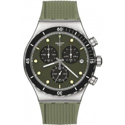 Reloj Swatch Hombre Irony Chrono Back In Khaki YVS488