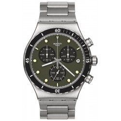 Reloj Swatch Hombre Irony Chrono Back In Khaki YVS488G