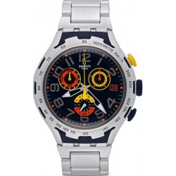 Swatch Men's Watch Irony Xlite Darkony Chronograph YYS4006AG