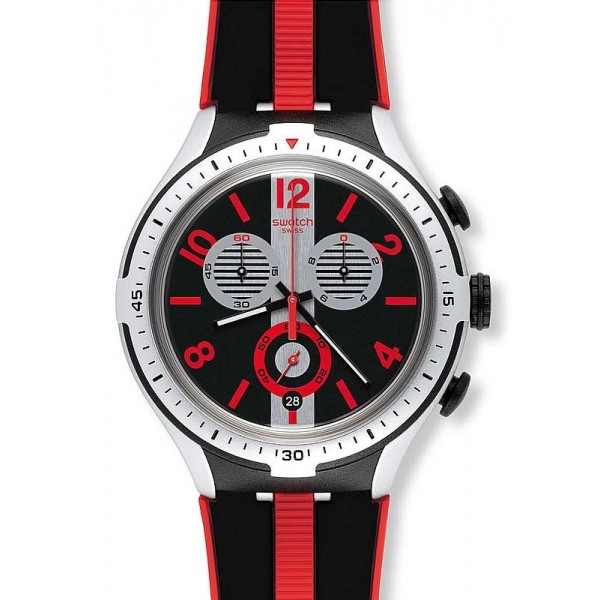 Swatch Men's Watch Irony Xlite Stripes Chronograph YYS4013 Buy Swatch Men's Watch Irony Xlite Stripes Chronograph YYS4013
