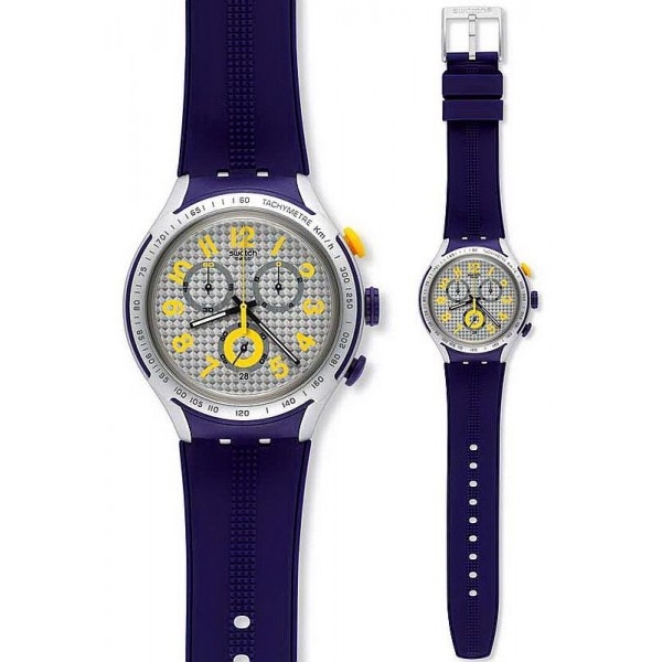 Comprare Orologio Swatch Uomo Irony Xlite Yellow Pusher Cronografo YYS4014