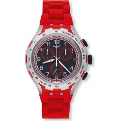 Swatch Men's Watch Irony Xlite Red Attack YYS4018AG Chronograph