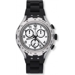 Swatch Herrenuhr Irony Xlite Black Attack YYS4020AG Chronograph