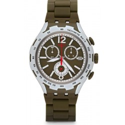 Swatch Men's Watch Irony Xlite Green Attack Chronograph YYS4022AG