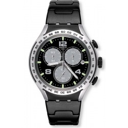 Swatch Men's Watch Irony Xlite Night Attack YYS4026AG Chronograph